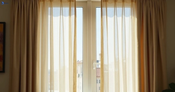 Dull dusty drapes in bilgola-plateau-nsw before professional cleaning